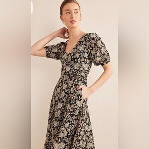 NWT Boden Full Skirt Panelled Midi Dress size 10